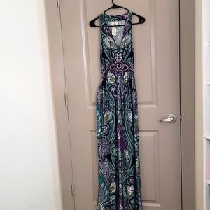 ICE Dress Womens Paisley Print size 12